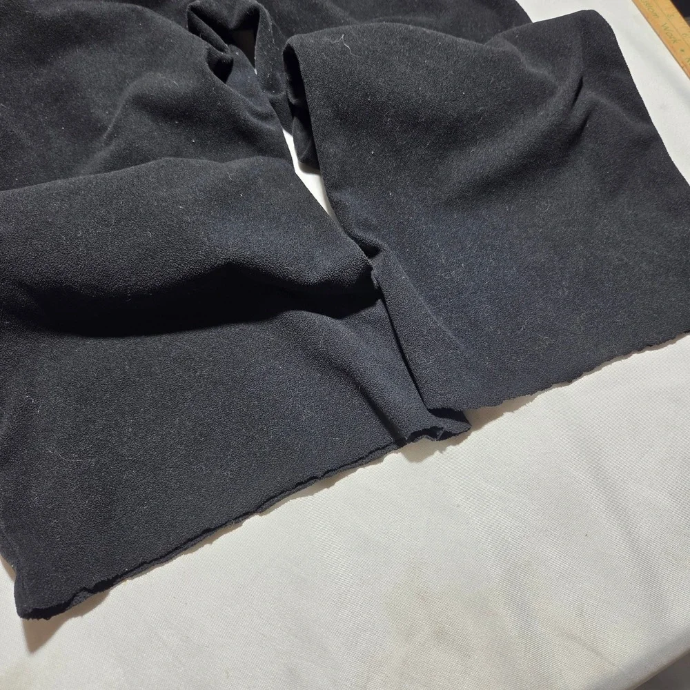 Aeropostale Black Fleece Lounge Pants‎ Butterfly Embroidery Wide Leg Small